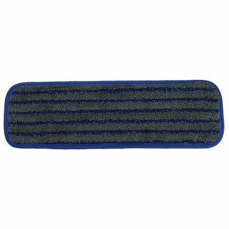 MONARCH BRANDS Horizontal Stripe Scrubbing Mop 0, Blue/Gray, 120PK M400018-G/B-CS